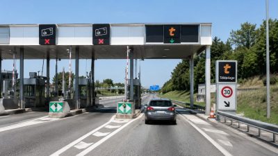 voiture au télépéage